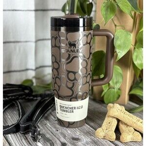30oz Stanley Tumbler Custom Laser Engraved Gift for Dog Lover, Vet Tech, Groomer